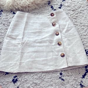 Reformation natural linen mini